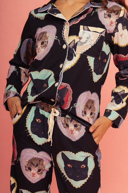 Pijama Pantalón Chimichurros Negro