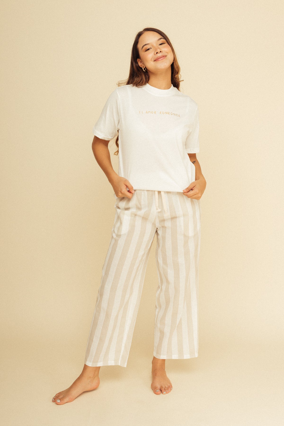 Pijama Ronronea Beige