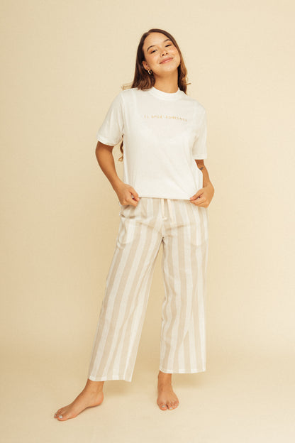 Pijama Ronronea Beige