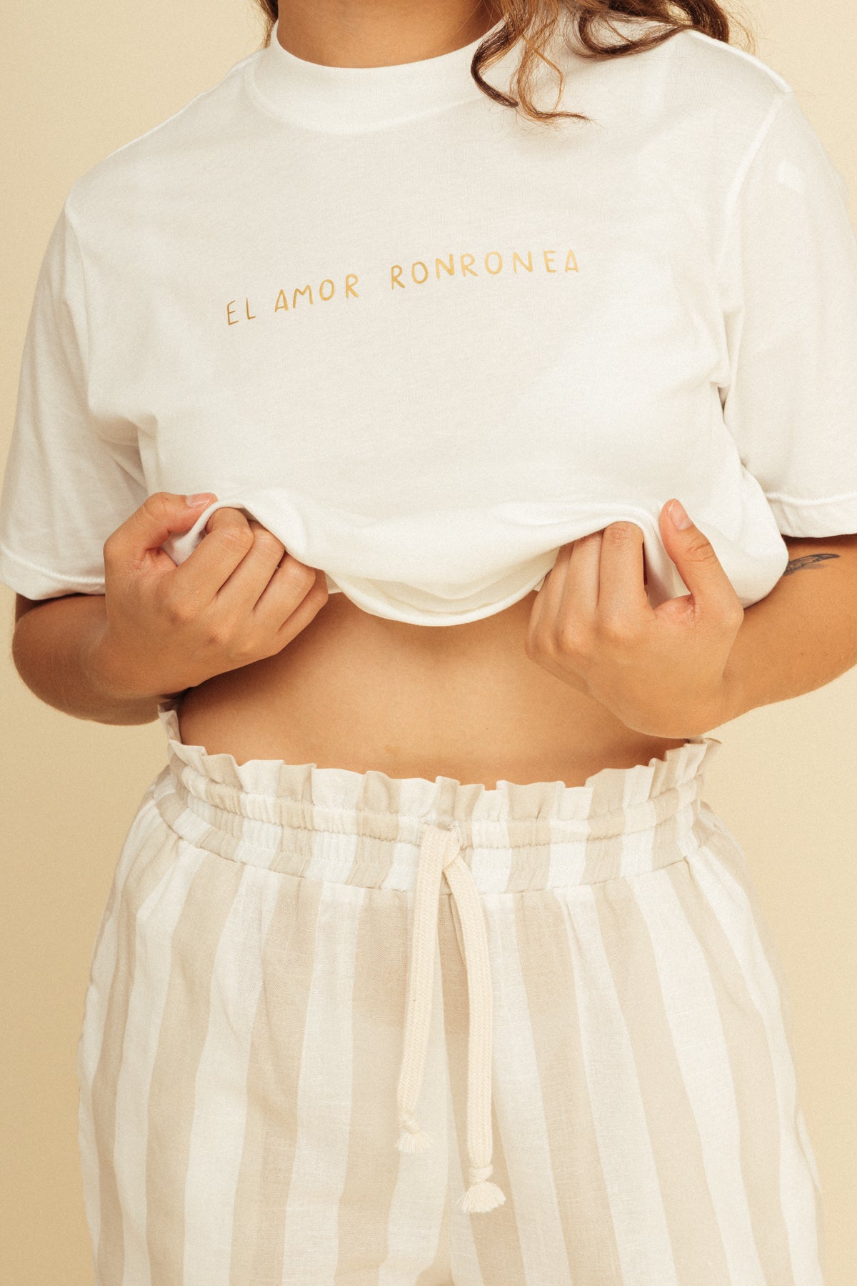 Pijama Ronronea Beige
