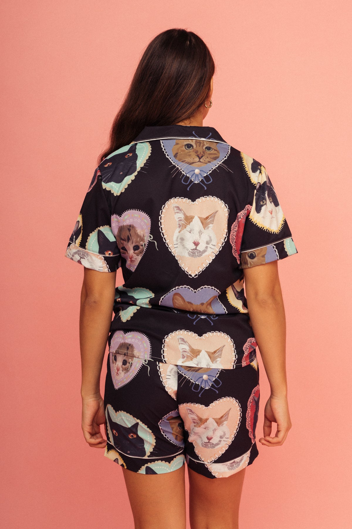 Pijama Short Chimichurros Negro