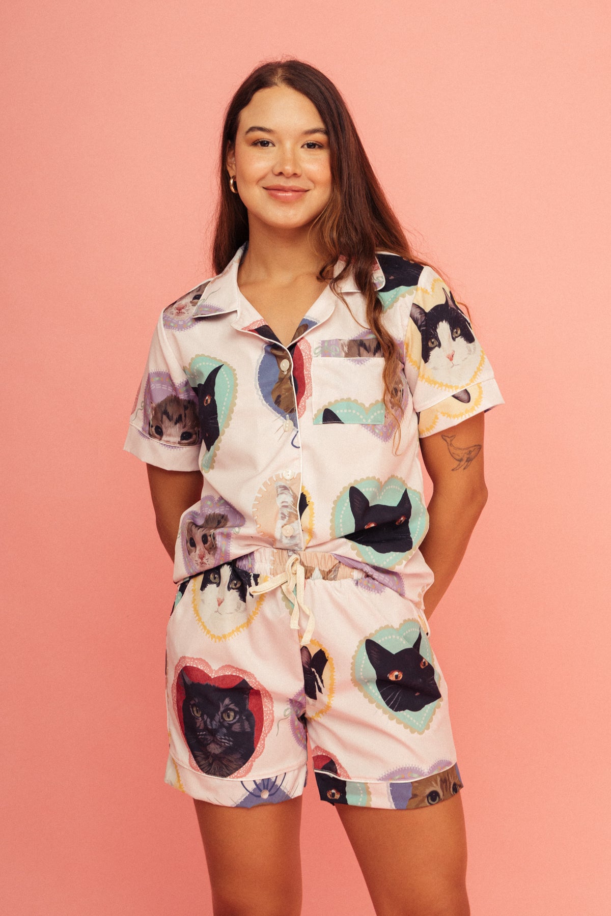 Pijama Short Chimichurros	Rosa