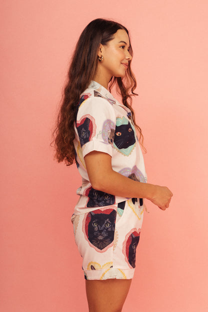 Pijama Short Chimichurros	Rosa