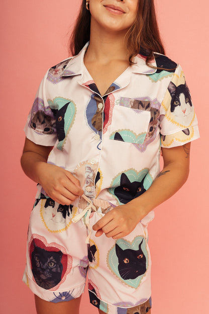 Pijama Short Chimichurros	Rosa