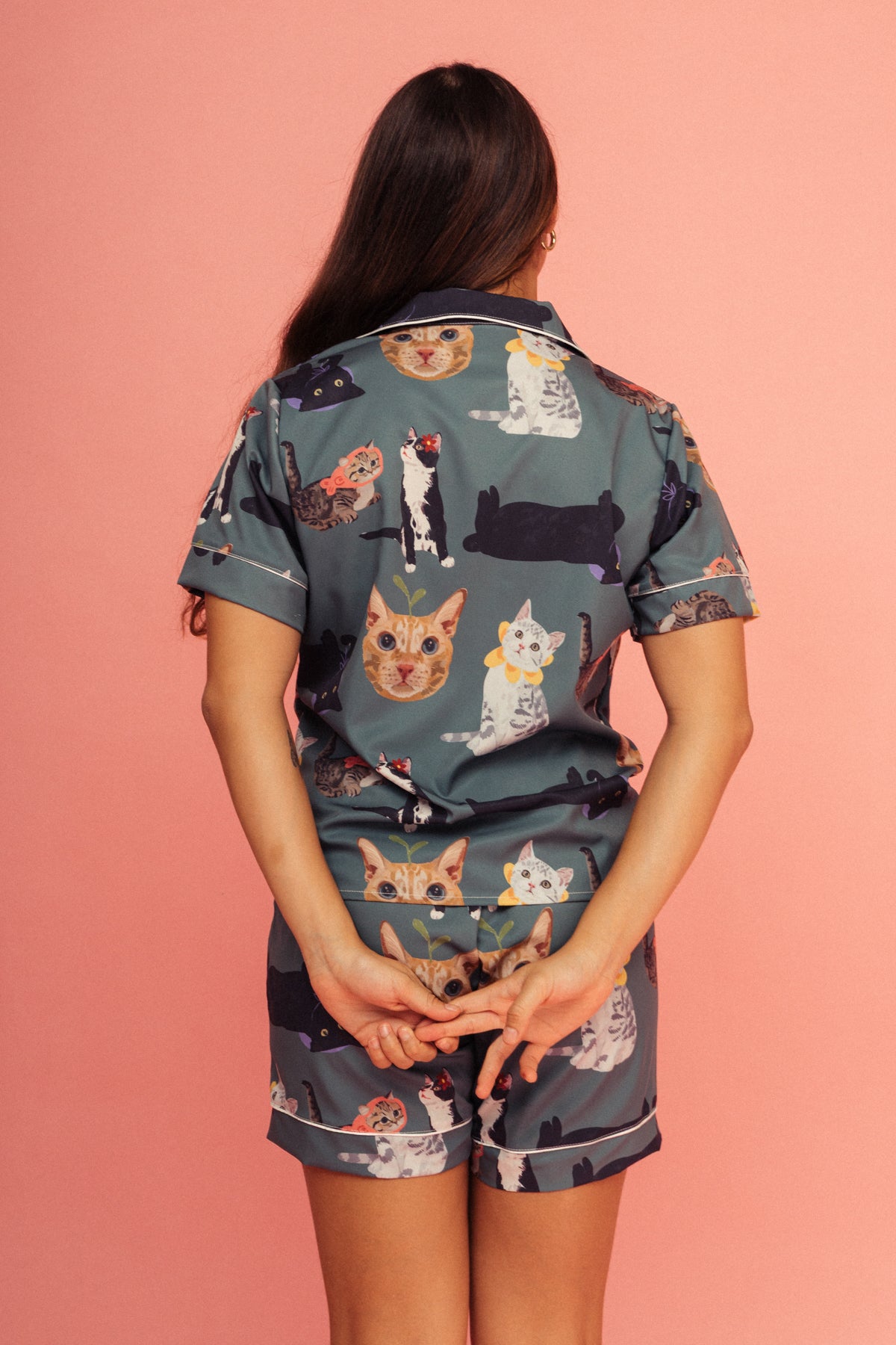 Pijama Short Michis Verde