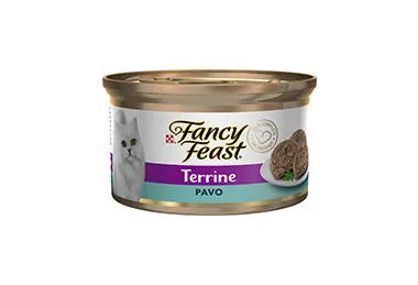 Lata para gato Fancy feast Terrine Pavo