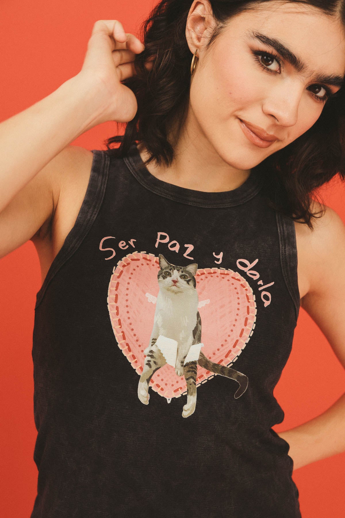 Top Rueditas Gris
