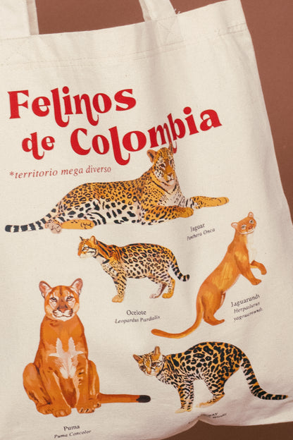 Totebag Felinos de Colombia
