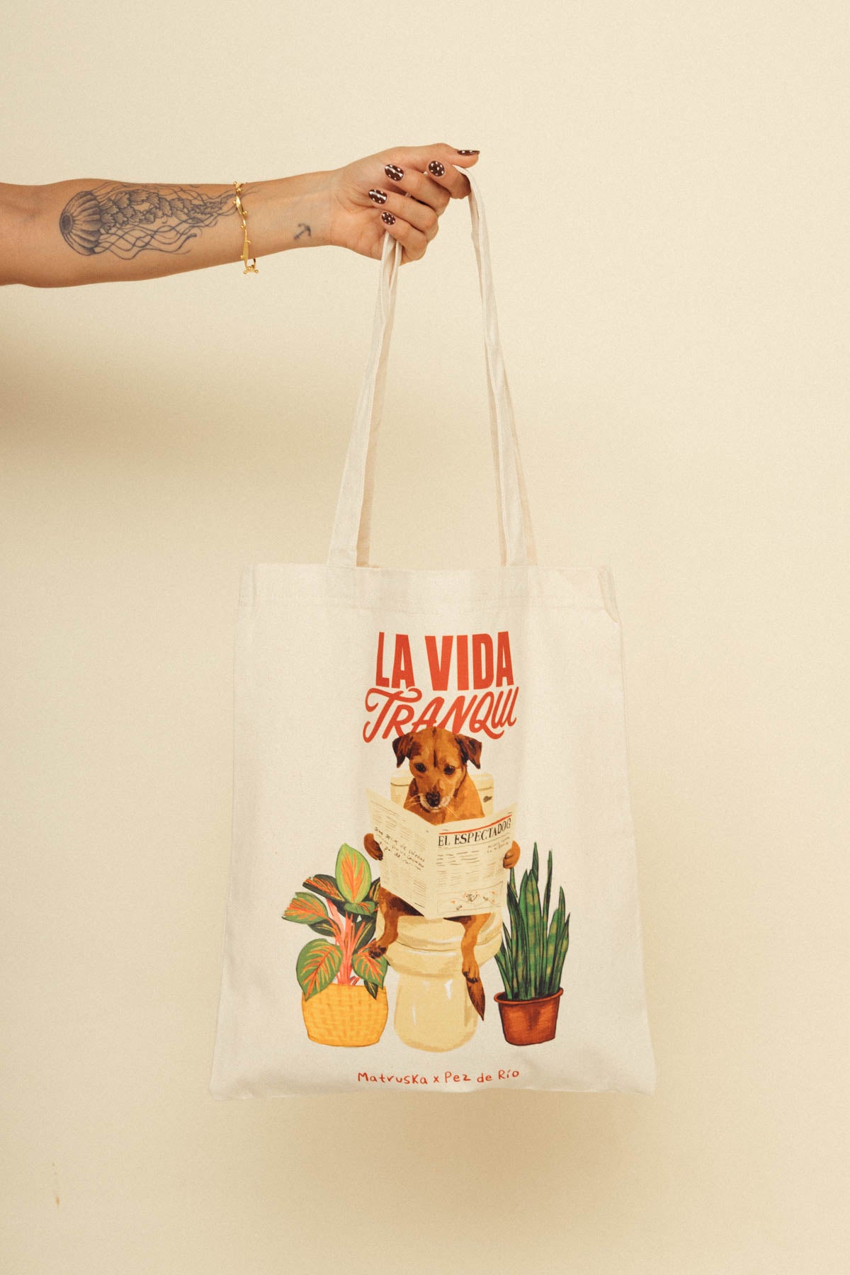 Totebag Perrito Tranqui