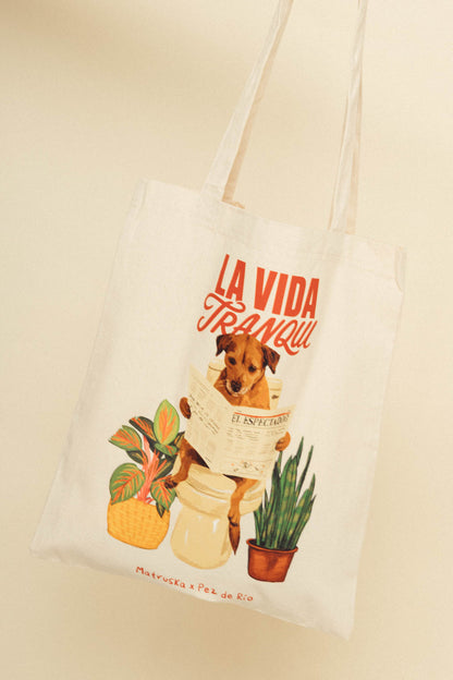 Totebag Perrito Tranqui