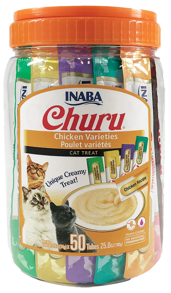 Bombonera de Churu Variedad de Pollo X50 Unidades