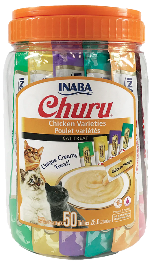 Bombonera de Churu Variedad de Pollo X50 Unidades