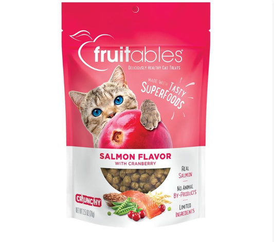 Galletas Para Gato Fruitables - Salmón y Arándanos 70GR