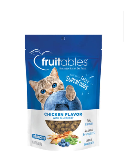 Galletas Para Gato Fruitables - Pollo y Arándanos 70GR