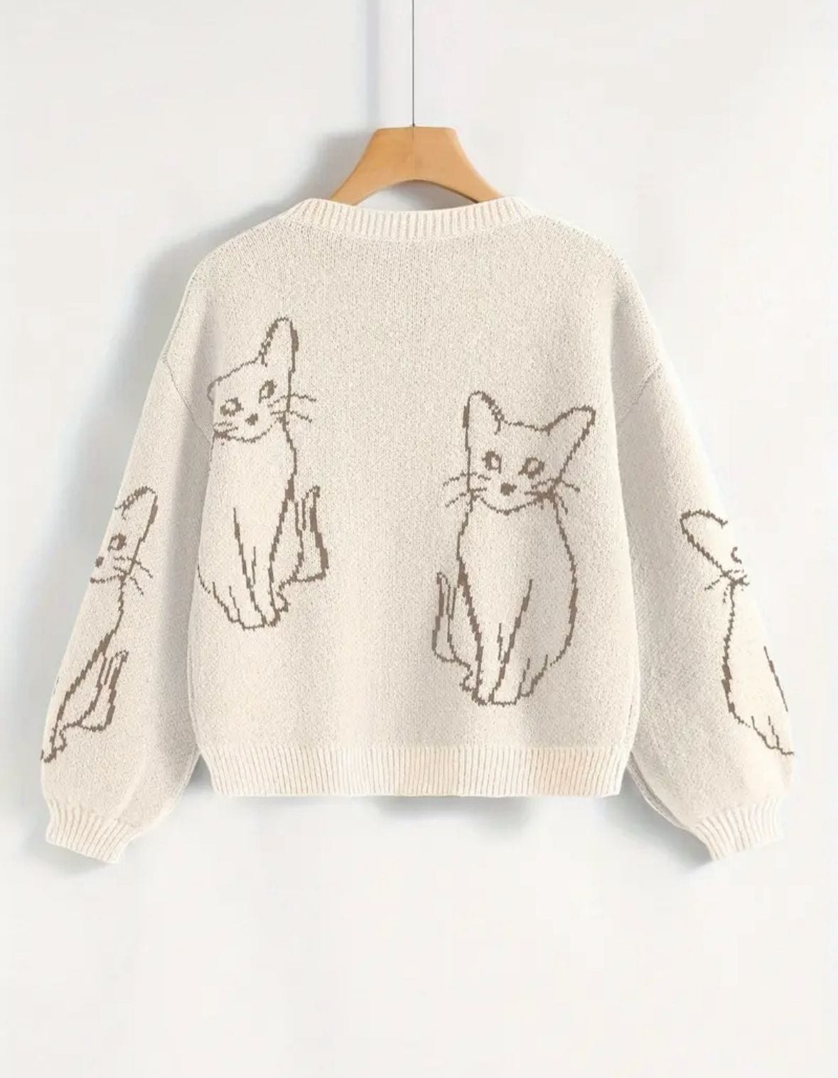 Sueter Cuello Redondo Marfil