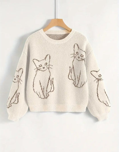Sueter Cuello Redondo Marfil