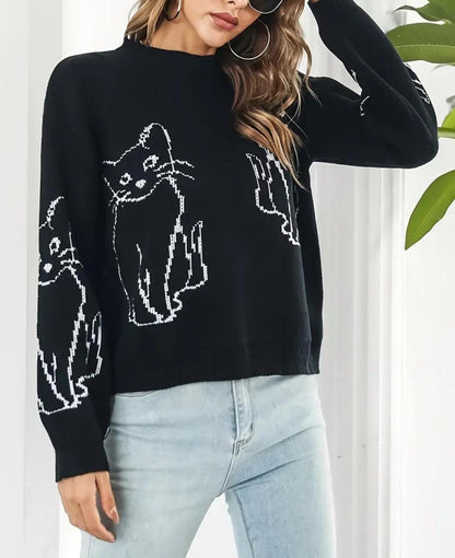 Sueter Cuello Redondo Negro