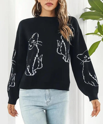 Sueter Cuello Redondo Negro
