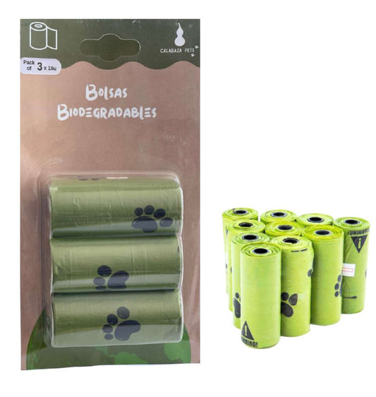 Bolsas Biodegrasable X3 Unidades