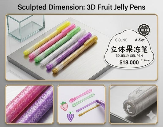 Bolígrafos 3D Fruit Jelly
