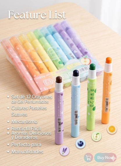 Set de Crayones en gel