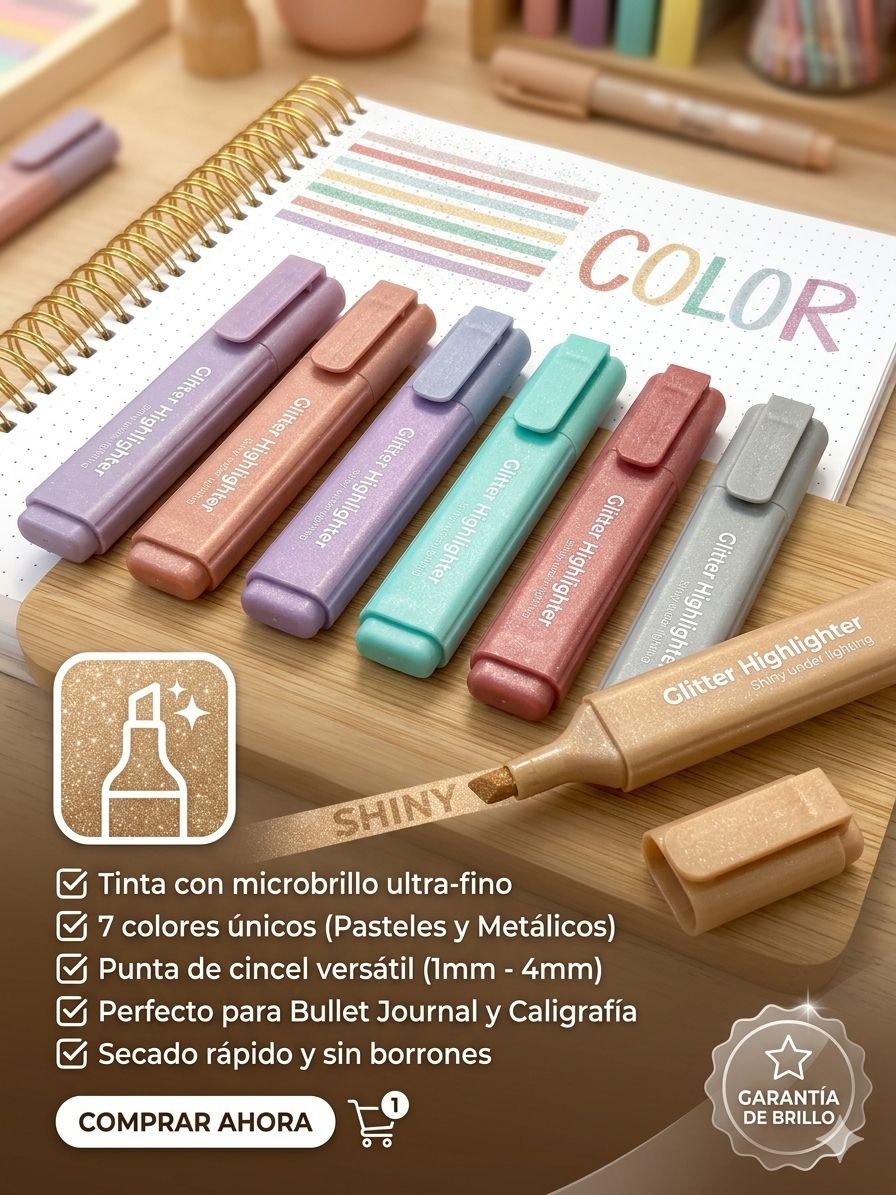 Resaltadores Glitter