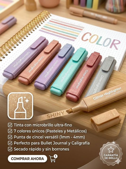 Resaltadores Glitter