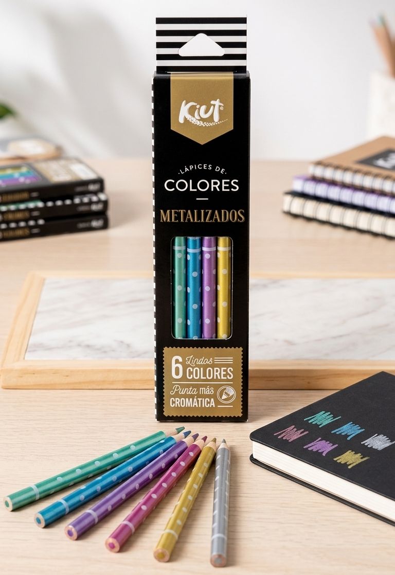 Lápices de Colores Metalizados - Kiut