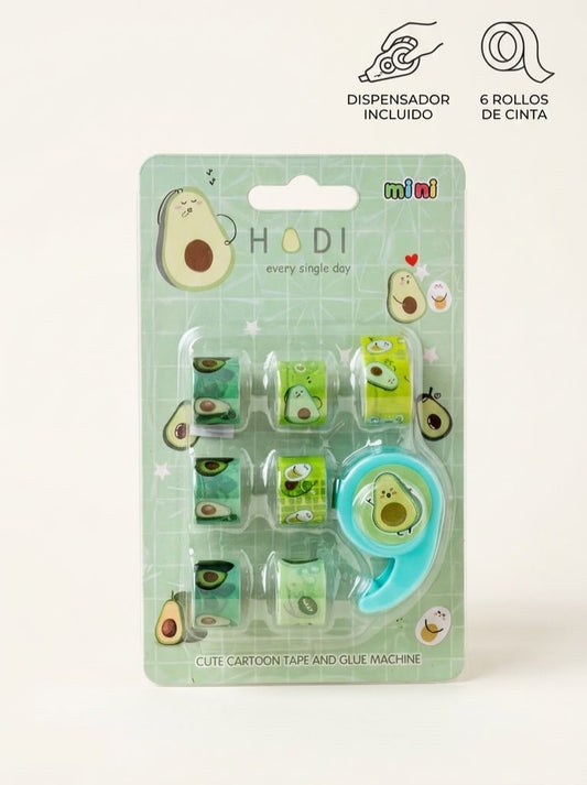 Set Cintas Adhesivas Aguacate