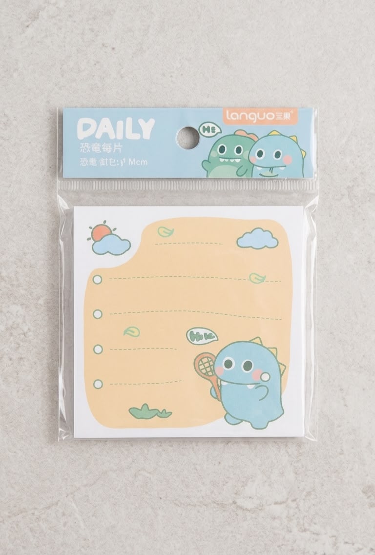 Bloc de Notas Adhesivas Daily Dinosaur