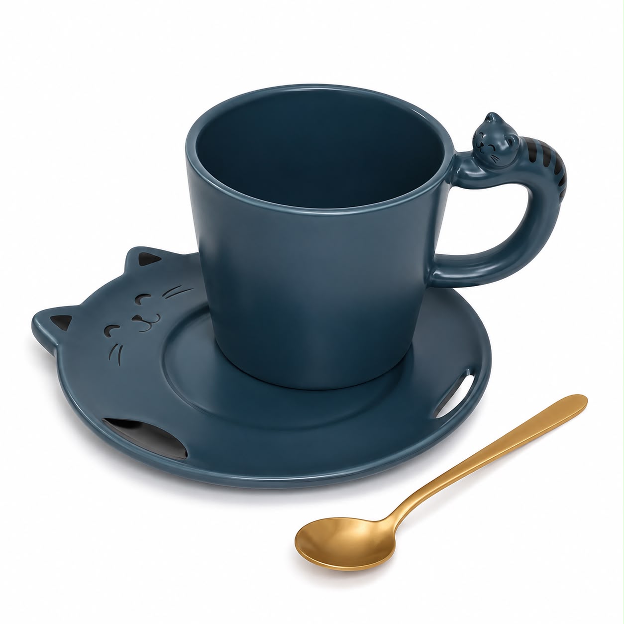 Set de vaso y plato Verde
