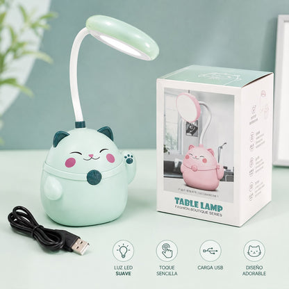Lámpara de Mesa Gatito LED