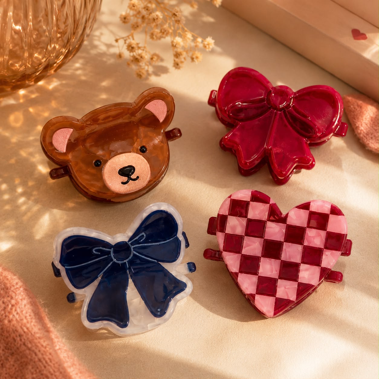 Set Pinzas Moñitos