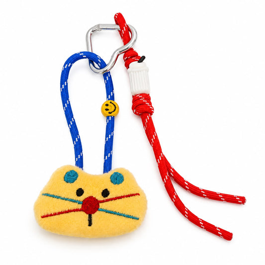 Llavero de gatito con cordones