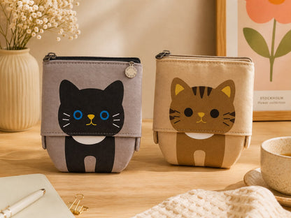 Estuche organizador de gatito