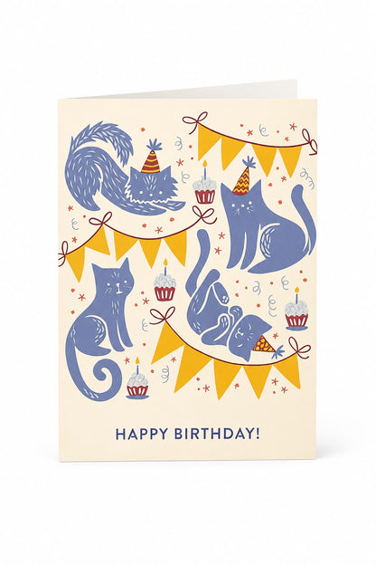 Tarjeta de regalo Gatitos Crema