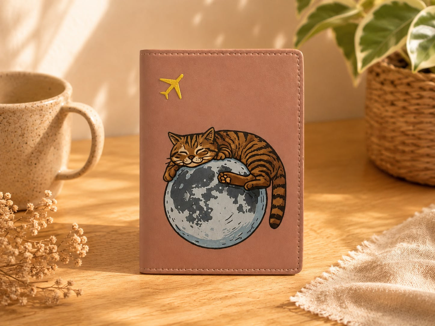 Porta pasaporte Gatio mundo