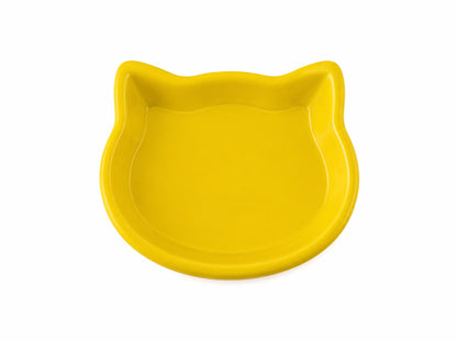 Plato para gatos con forma de gatito