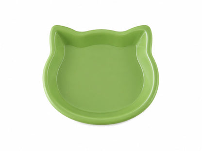 Plato para gatos con forma de gatito