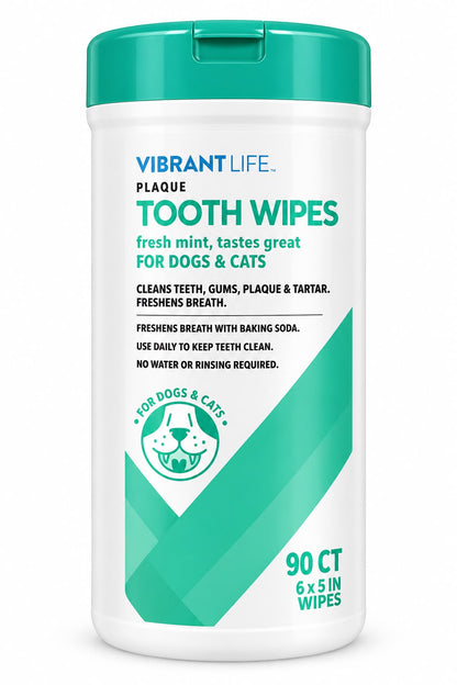 Toallitas Dentales para Gatos y Perros