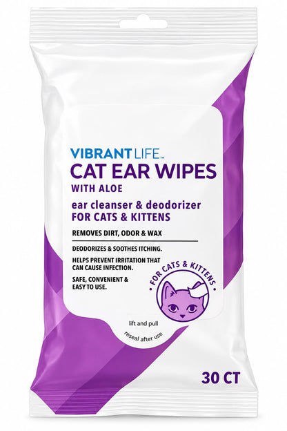 Toallitas para Limpiar las Orejas de Gatos y Gatitos