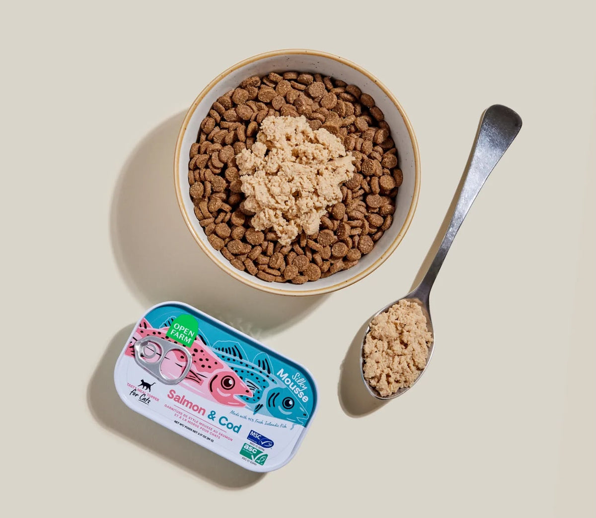 Open Farm Silky Mousse – Salmón y Bacalao