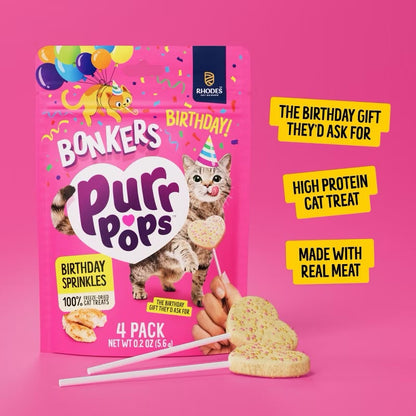 Paletas de Pollo Purr Pops - Paquete x4 unidades