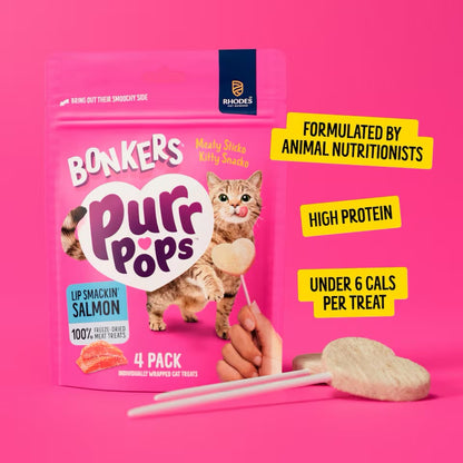 Paletas de Salmòn Purr Pops - Paquete x4 unidades