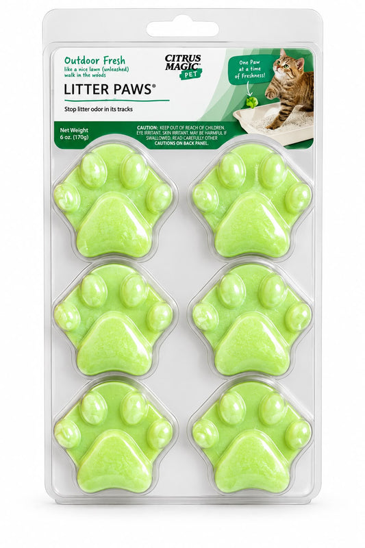 Citrus Magic Litter Paws – Neutralizador de Olores para Arenero