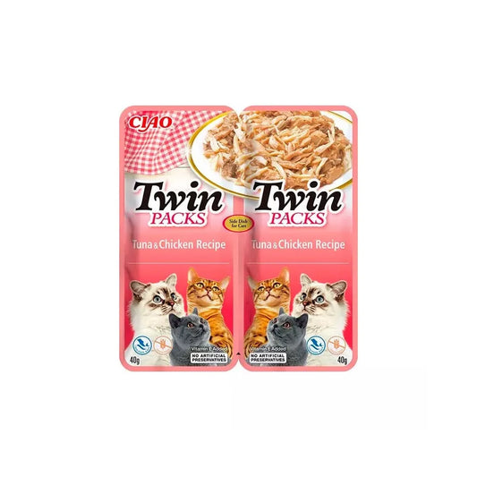 Churu Twin Packs - Atún y Pollo en Caldo de Atún