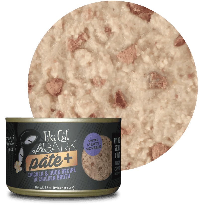 Lata Pate Tiki Cat - Pollo y Pato en Caldo de Pollo 80gr