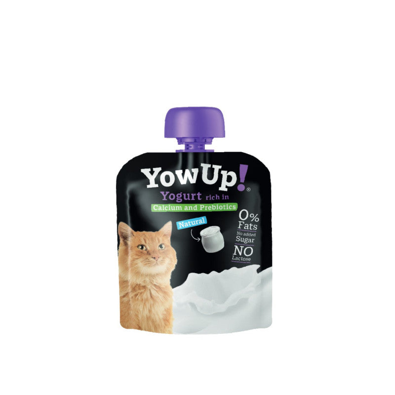Yogur natural sin Lactosa con Prebióticos para Gatos